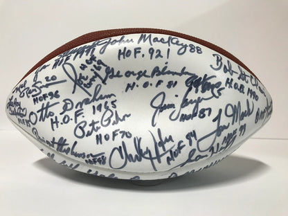 Al Davis/Mike Ditka/Joe Namath Autographed Pro Multi-Signed Hof Football