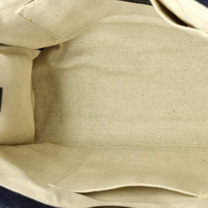 Gucci Tiger Pearl Tote Embroidered Denim Medium