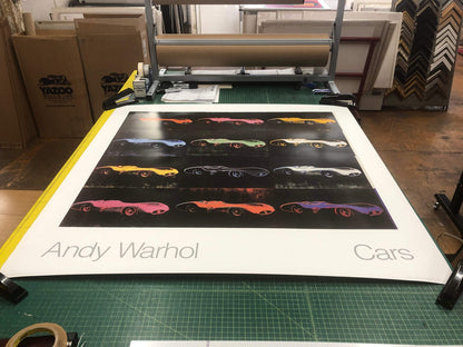 Andy Warhol Formula 1 Car W 196 R () " Poster Pop Art Multicolo