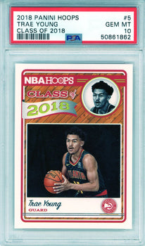 Trae Young 2018 Panini Hoops Class Of 2018 Rookie