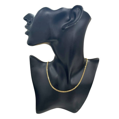 Kihei 6-Sided Double Necklace Gold 750