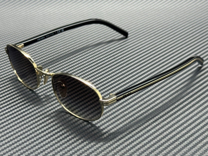 PRADA PR B53S ZVN02C Pale Gold Grey Gradient Women's 52 mm Sunglasses