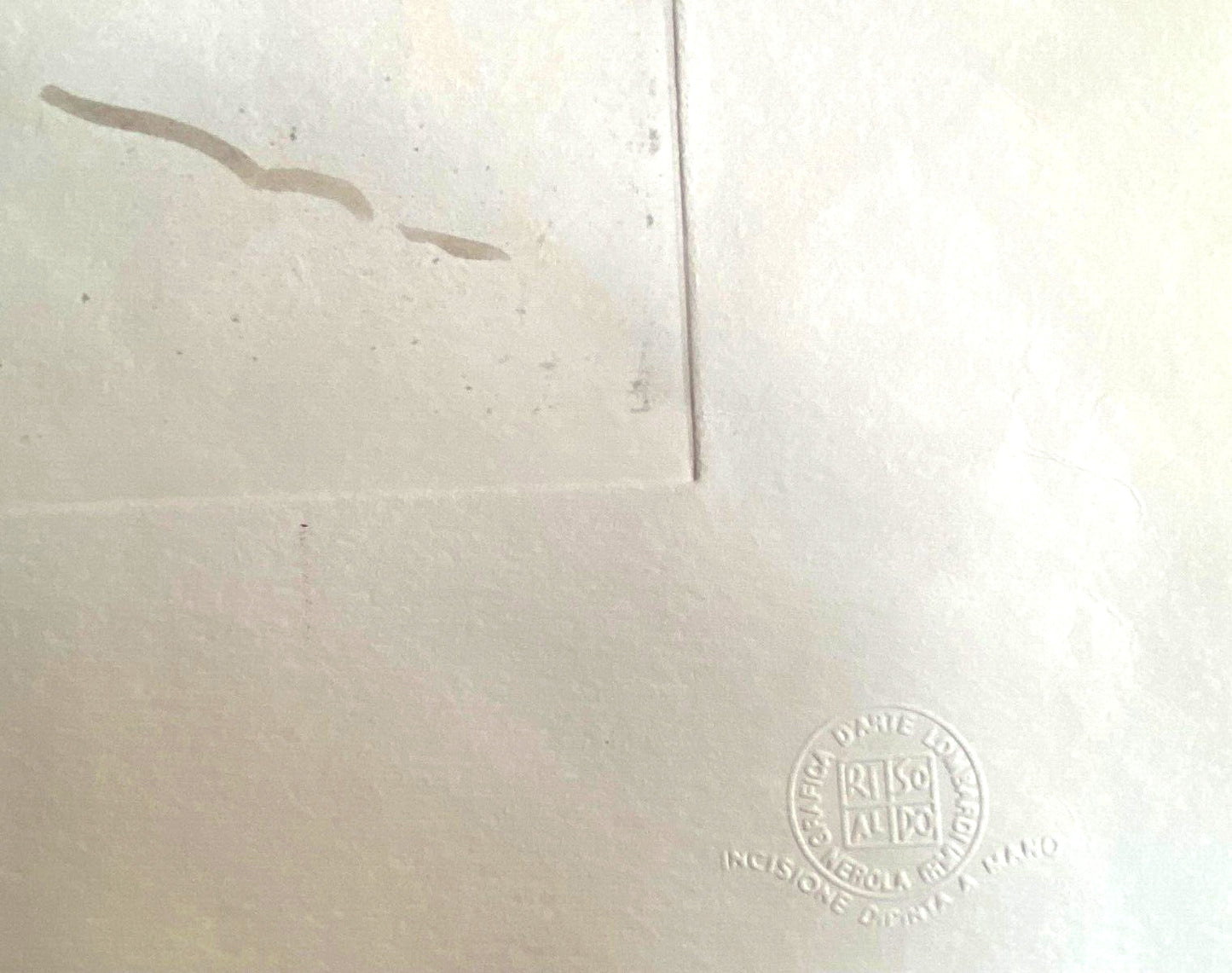 Aldo Riso ''Fishermen'S Boats'' - Hand-Painted Engraving Authenticated 60X80