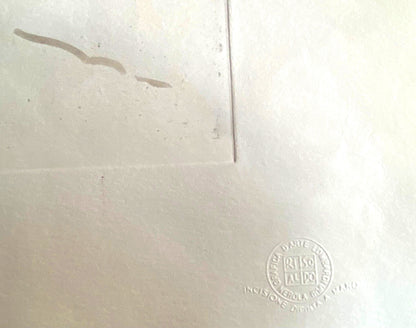 Aldo Riso ''Fishermen'S Boats'' - Hand-Painted Engraving Authenticated 60X80