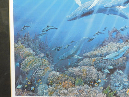 Robert Lyn Nelson (Us) Original Lithograph Print Large Artwork, Signed Framed