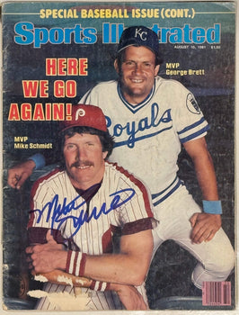 Mike Schmidt Autographed Sports Illustrated