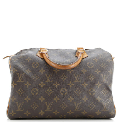 Louis Vuitton Speedy Handbag Monogram Canvas 30