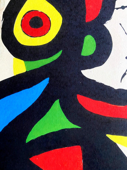 Joan Mir Lithograph 1980, Poligrafa Barcelona,