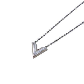 Louis Vuitton Essential V Necklace Metal Silver
