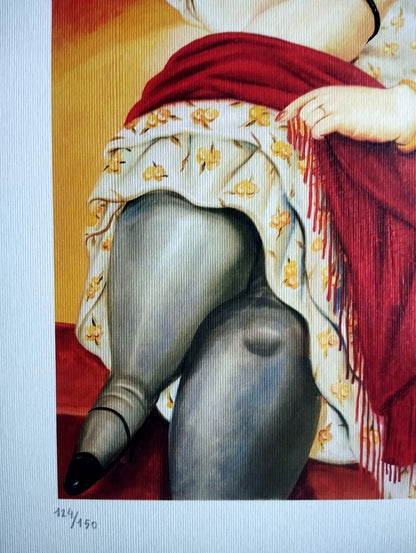 Fernando Botero Lithograph Coa Numbered Signed Frida Kahlo Museum