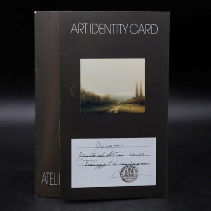 Walter Dusatti (Italy) Original Oil Painting Landscape Countryside Signed Framed