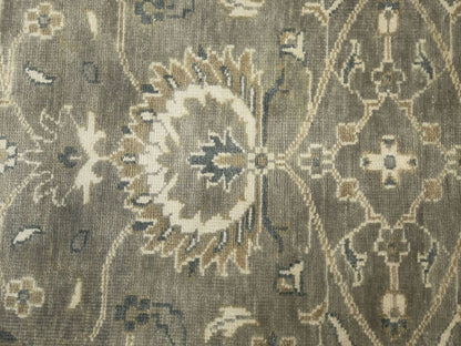 2'6X8 Ft Hand-Knotted Oushak Chobi Wool Runner
