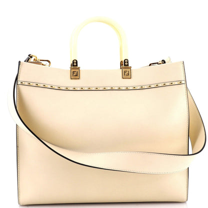 Fendi Sunshine Shopper Tote Leather Medium