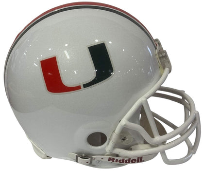 Miami Hurricanes Authentic Riddell Full Size Unsigned Helmet