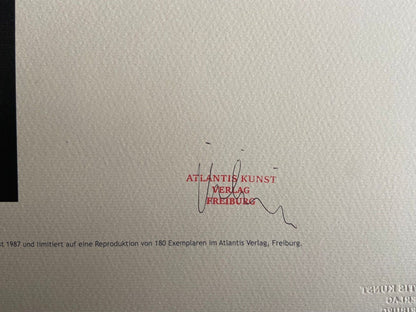 Jean-Michel Basquiat Lithograph Coa Signed Limited Edition 180Ex