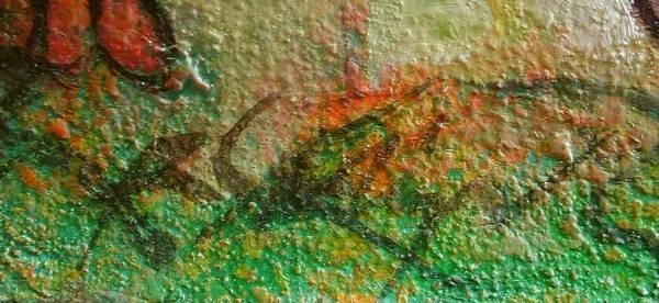 Oil Painting Child Climbing Original Tree San Miguel Philippine Art
