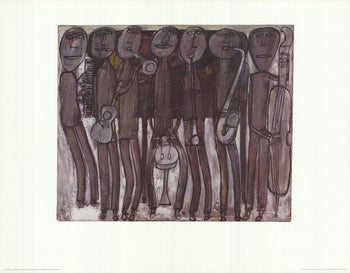 Jean Dubuffet New Orleans Jazz Band (No Text) 