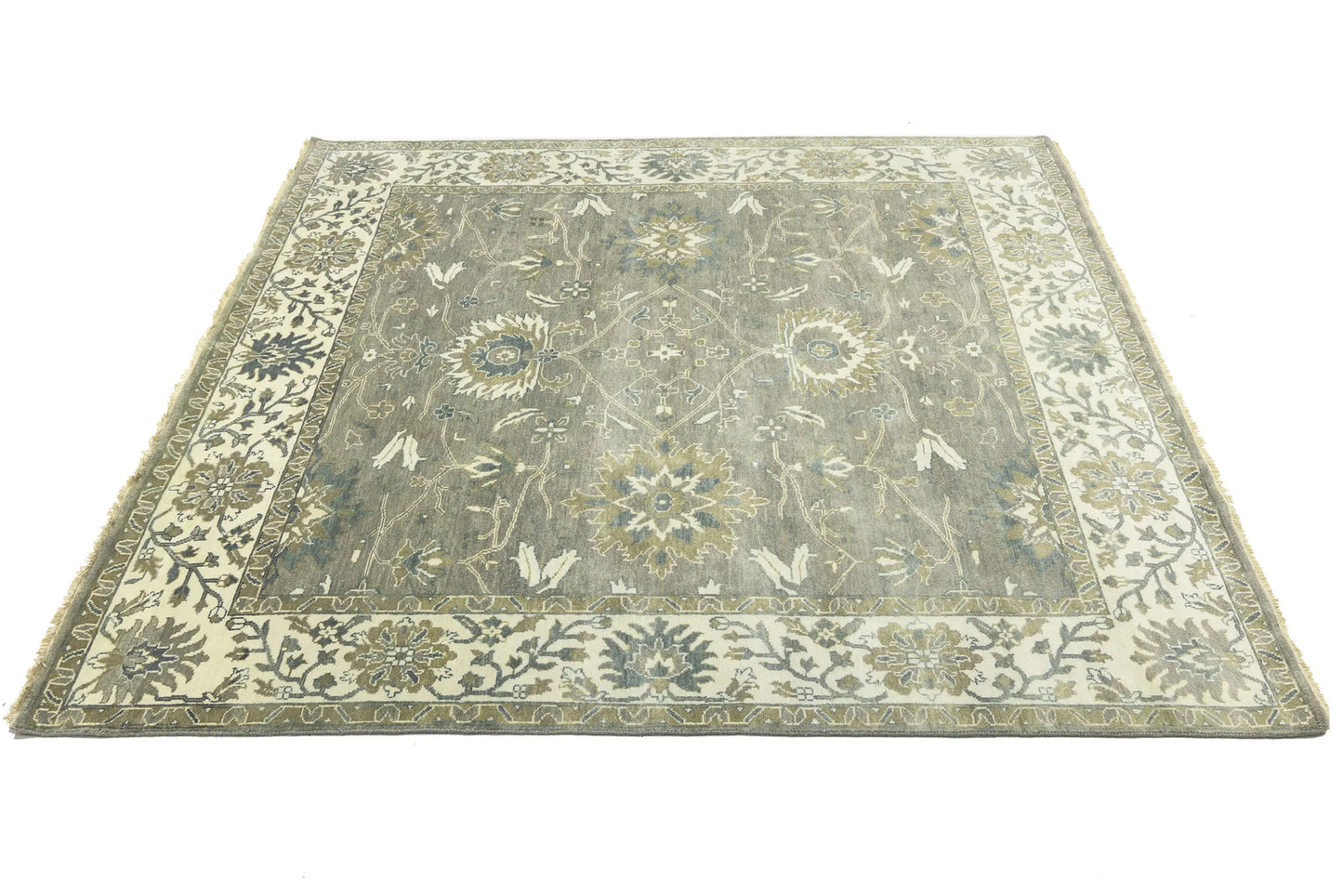 Oriental Peshawar Osh Chobi Large Square Rug