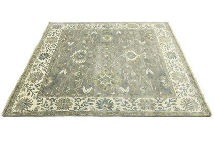 Oriental Peshawar Osh Chobi Large Square Rug