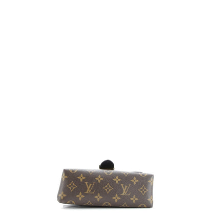 Louis Vuitton Locky Handbag Monogram Canvas With Leather Bb
