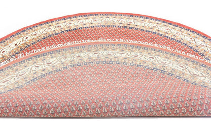 Handmade Tribal Indo Botemir Round Oriental Rug