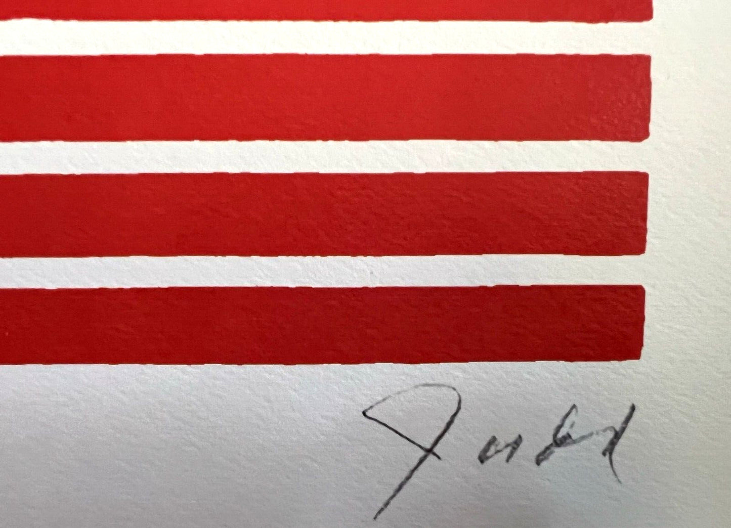 Donald Judd Lithograph Coa Signed Numbered Stamped (180 Ex)
