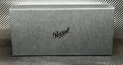PERSOL PO3272S 95 48 Black Dark Grey Polarized Men's 53 mm Sunglasses