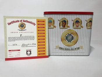 Hall Of Fame Legends Of Baseball 500 Hr Club .999