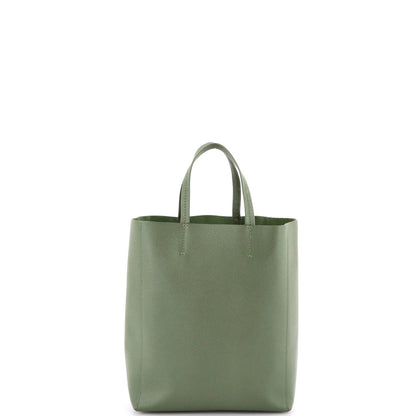 Celine Vertical Cabas Tote Grained Calfskin Small