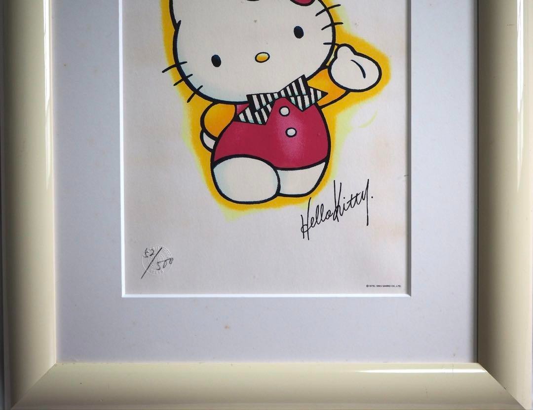 Hello Kitty "Good Morning" 1993 Sanrio Official Silkscreen Print Ltd 500 Emboss