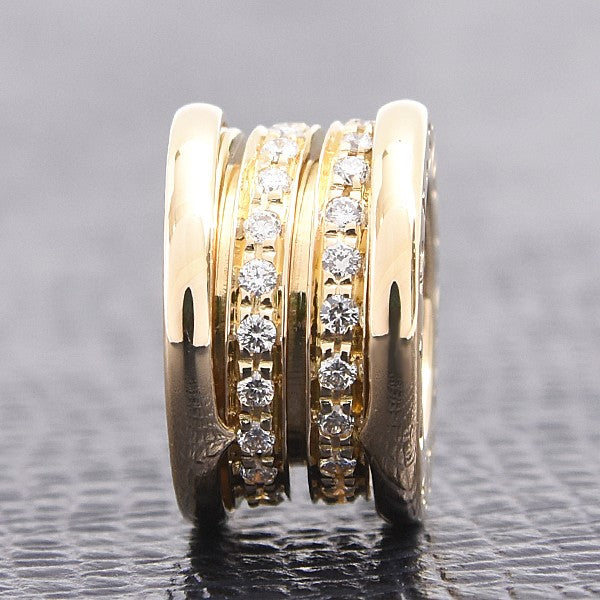 Bvlgari B-Zero1 Diamond Pendant In 750Yg Yellow Gold