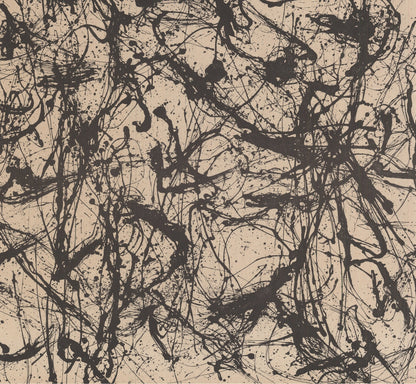 Jackson Pollock Number 32 " Offset Lithograph Abstract