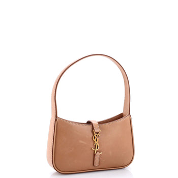 Saint Laurent Le 5 A 7 Hobo Leather Mini