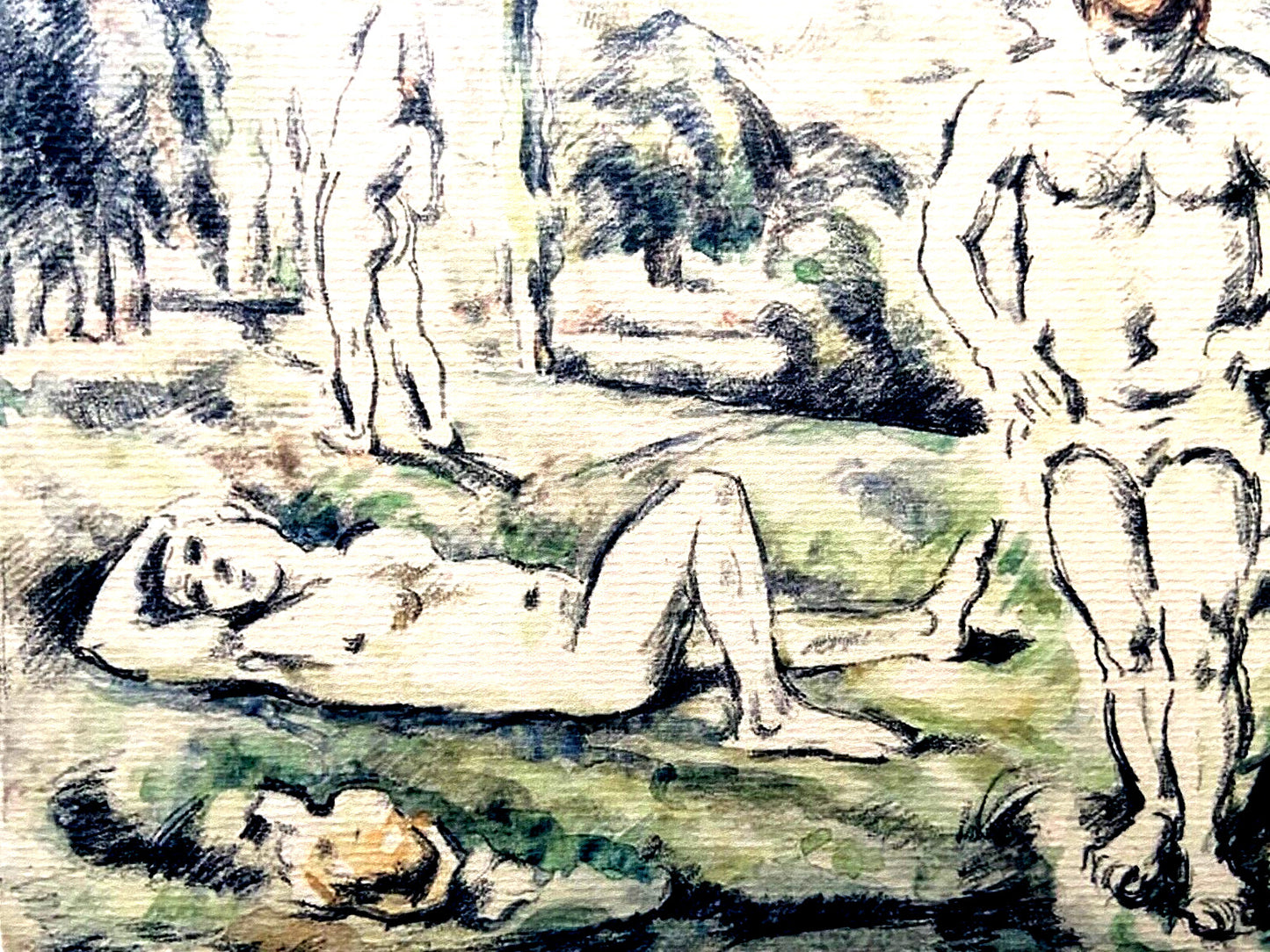 Paul Czanne Lithograph Coa Mourlot 1935 Signed Published Gauguin