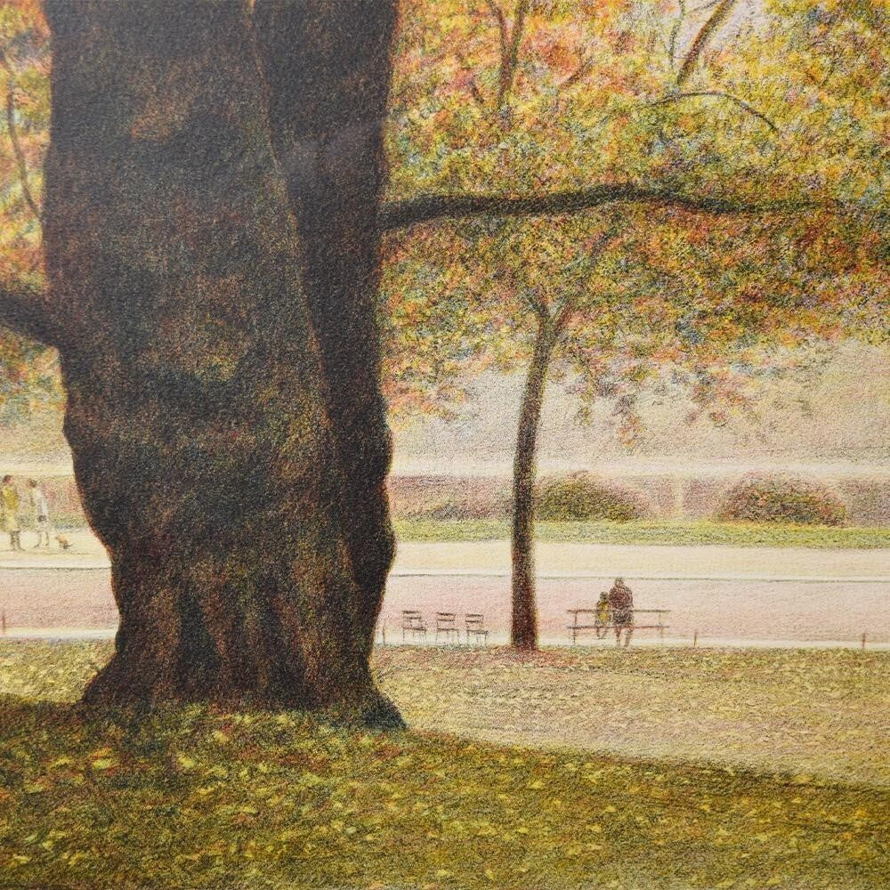 Harold Altman "Two Trees" Original Lithograph