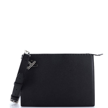 Fendi Ff Turnlock Crossbody Selleria Leather Medium