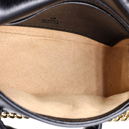 Gucci Horsebit 1955 Shoulder Bag Leather Super Mini