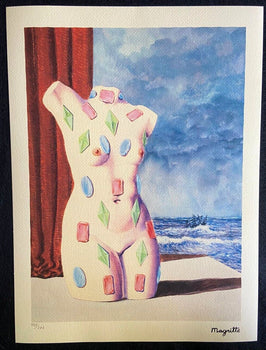 Ren-Magritte Lithograph Coa Signed Numbered By Hand Limited Edition