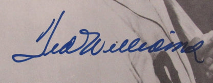 Ted Williams Hof Signed/Autographed 11X14 B/W Photo Boston Red Sox Twf 198586