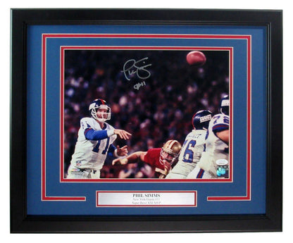 Phil Simms Signed/Autographed 11X14 Photo New York Giants Framed Jsa 191933
