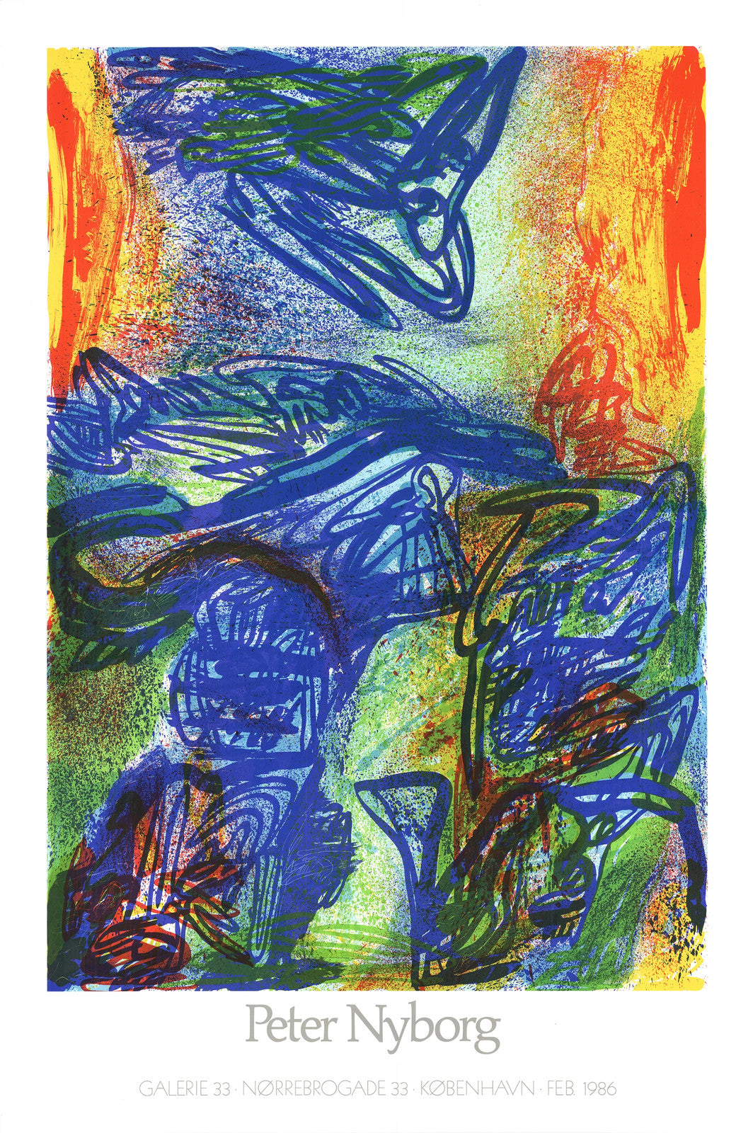 Peter Nyborg Untitled " Offset Lithograph Contemporary