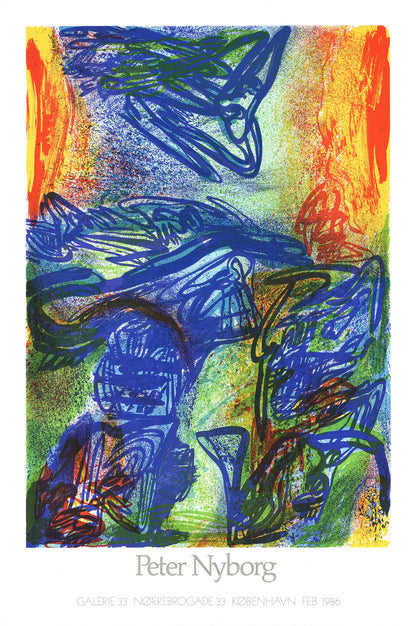 Peter Nyborg Untitled " Offset Lithograph Contemporary
