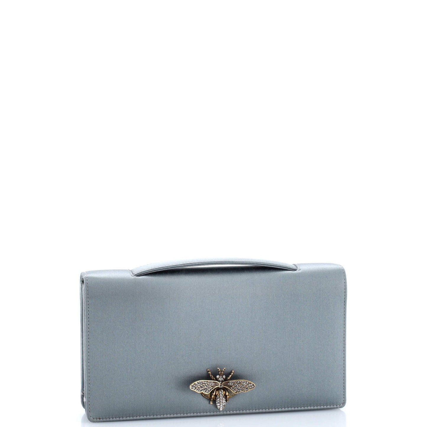Christian Dior Bee Clutch Satin
