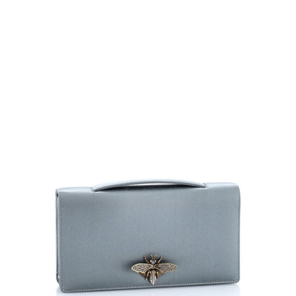 Christian Dior Bee Clutch Satin