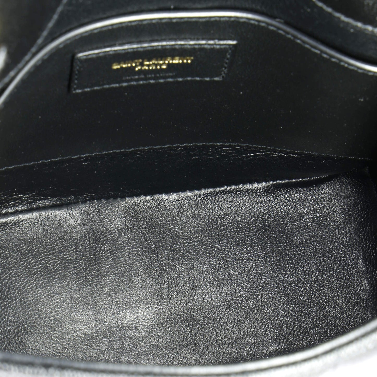 Saint Laurent Vicky Crossbody Bag Vertical Quilted Grainy Leather Medium