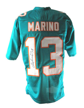 Dan Marino Hof Signed/Auto Miami Dolphins Custom Football Jersey Jsa 165343