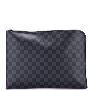 Louis Vuitton Zip Around Pochette Jour Damier Graphite Gm