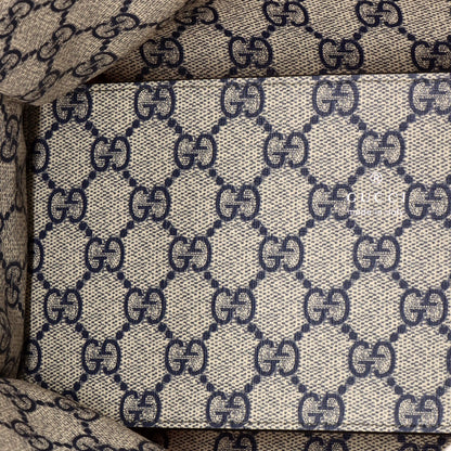 Gucci Logo Shopper Tote Printed Canvas Small