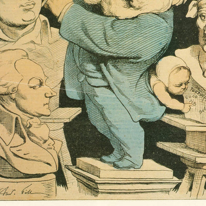 UNKNOWN ARTIST La Gloire de Victor Hugo 23.75" x 15.75" Offset Lithograph 1986 C
