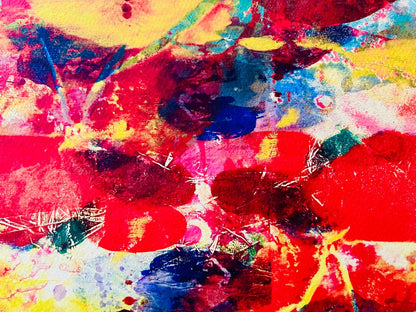 Numbered Sam Gilliam Lithograph with COA in Pencil